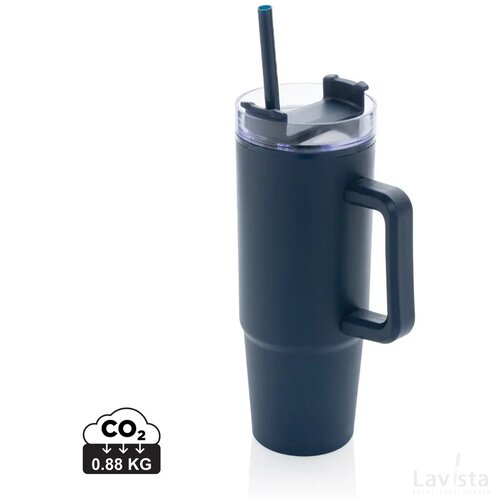 Tana RCS plastic tumbler met handvat 900 ml donkerblauw