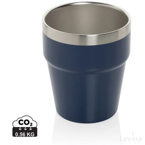 Clark RCS dubbelwandige koffie beker 300ML donkerblauw