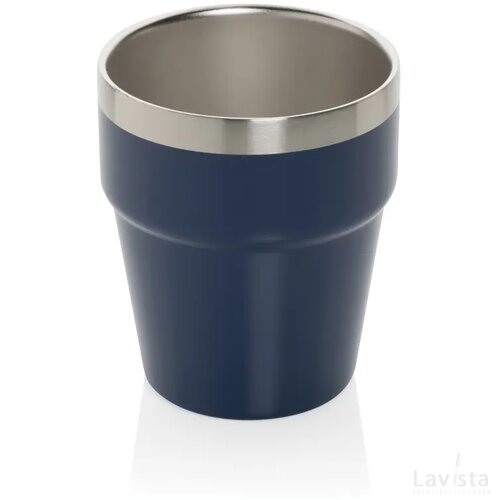 Clark RCS dubbelwandige koffie beker 300ML donkerblauw