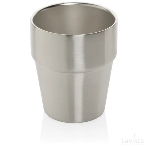 Clark RCS dubbelwandige koffie beker 300ML zilver