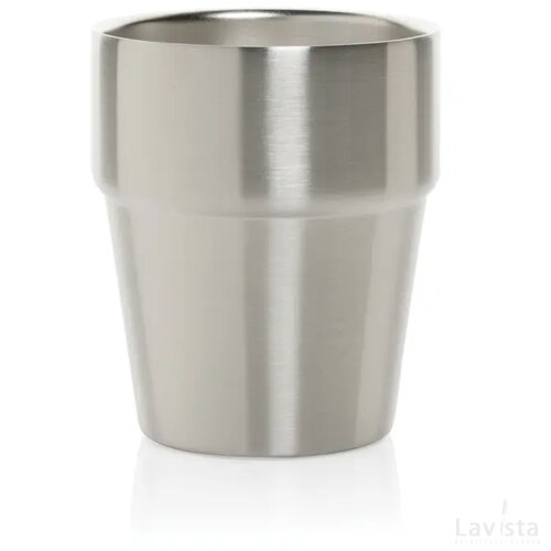 Clark RCS dubbelwandige koffie beker 300ML zilver