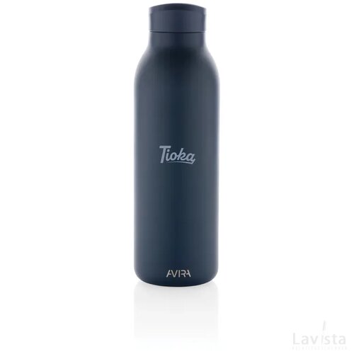 Avira Avior RCS gerecycled roestvrijstalen fles 500 ML donkerblauw