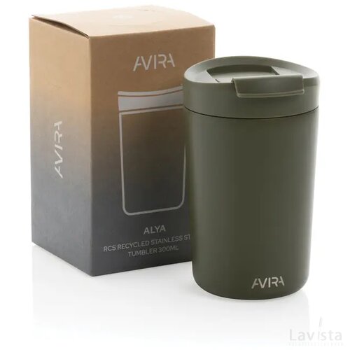 Avira Alya RCS gerecycled roestvrijstalen beker 300ML groen