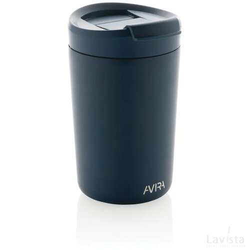 Avira Alya RCS gerecycled roestvrijstalen beker 300ML donkerblauw