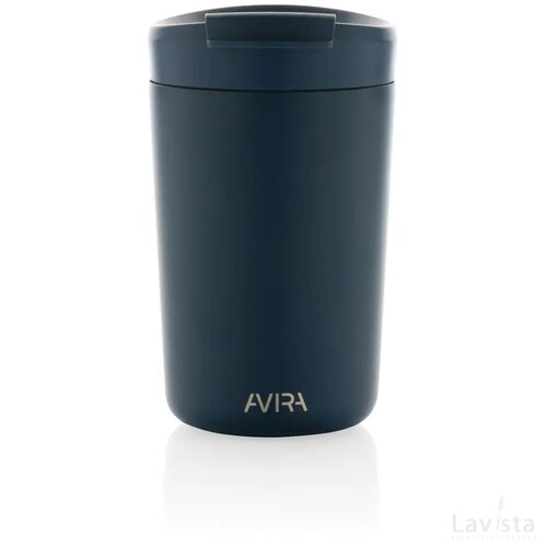 Avira Alya RCS gerecycled roestvrijstalen beker 300ML donkerblauw