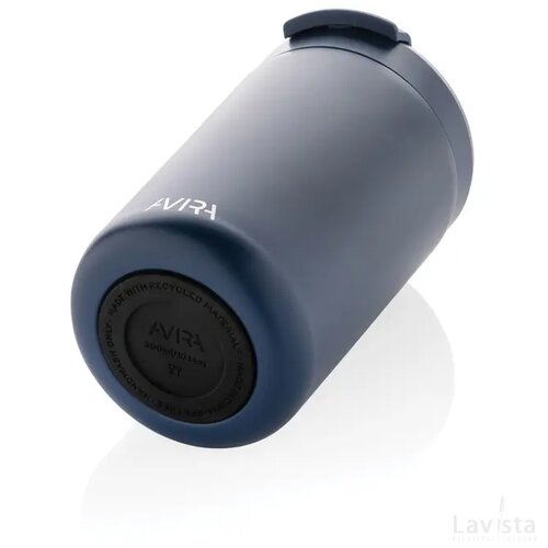 Avira Alya RCS gerecycled roestvrijstalen beker 300ML donkerblauw