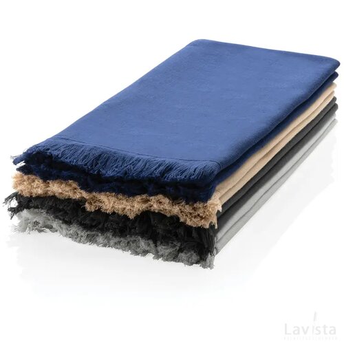 UKIYO Aware™ Keiko effen hammam handdoek 100x180cm bruin