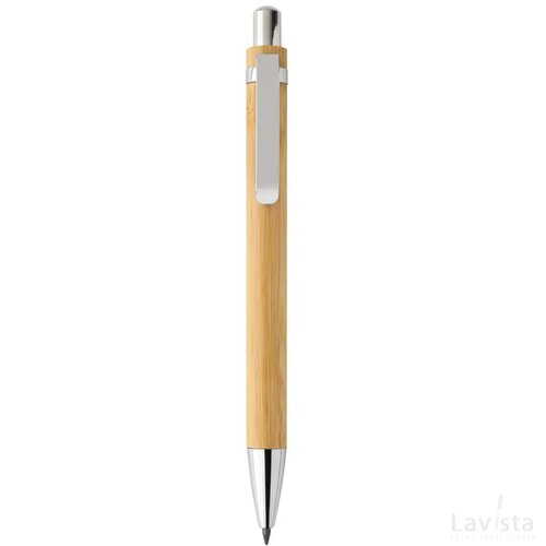 Pynn infinity pen van bamboe bruin