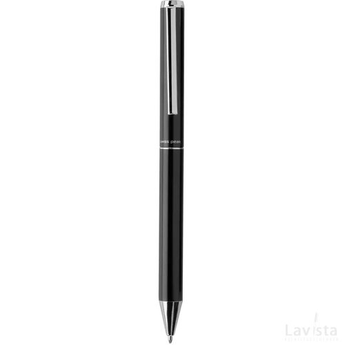 Swiss Peak Cedar RCS-gecertificeerde pen van re-aluminium zwart