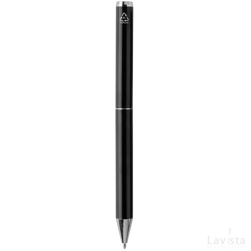 Swiss Peak Cedar RCS-gecertificeerde pen van re-aluminium zwart