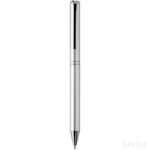 Swiss Peak Cedar RCS-gecertificeerde pen van re-aluminium zilver