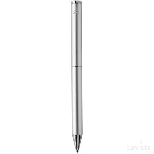 Swiss Peak Cedar RCS-gecertificeerde pen van re-aluminium zilver