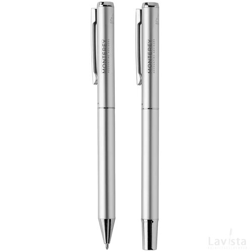 Swiss Peak RCS-gecertificeerde pennenset van re-aluminium zilver