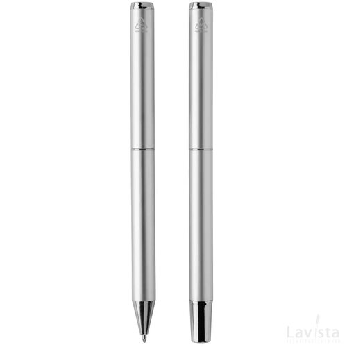 Swiss Peak RCS-gecertificeerde pennenset van re-aluminium zilver