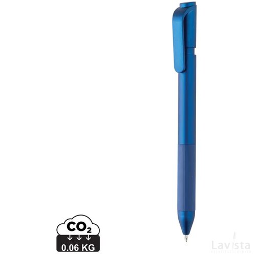 TwistLock GRS gecertificeerde gerecycled ABS balpen blauw