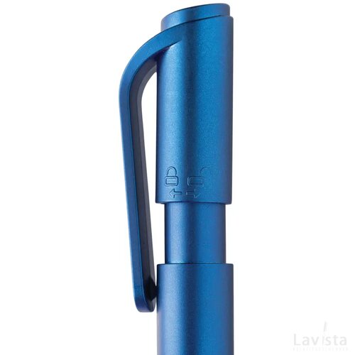 TwistLock GRS gecertificeerde gerecycled ABS balpen blauw