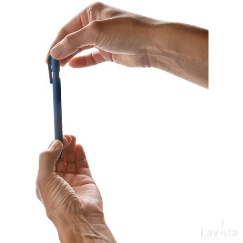 TwistLock GRS gecertificeerde gerecycled ABS balpen blauw