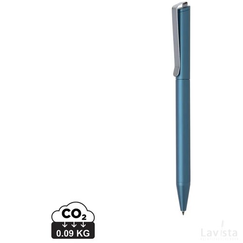 Xavi RCS-gecertificeerde pen van gerecycled aluminium royal blue