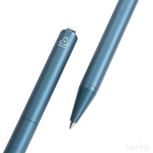 Xavi RCS-gecertificeerde pen van gerecycled aluminium royal blue