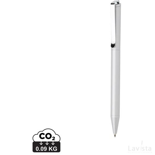 Xavi RCS-gecertificeerde pen van gerecycled aluminium zilver