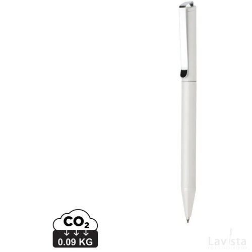 Xavi RCS-gecertificeerde pen van gerecycled aluminium wit