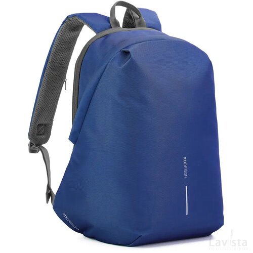Bobby Soft, anti-diefstal rugzak royal blue, grijs