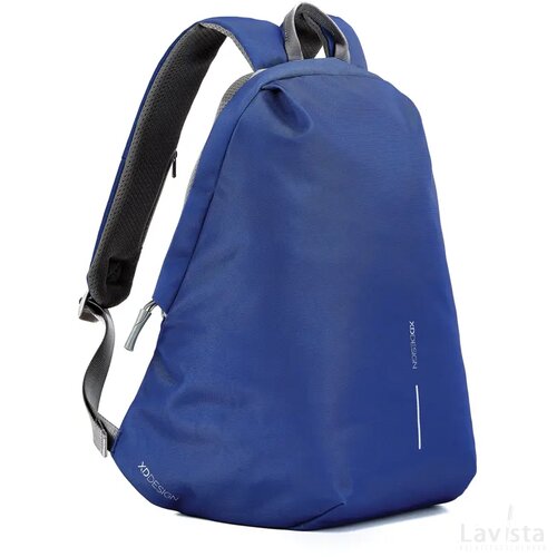 Bobby Soft, anti-diefstal rugzak royal blue, grijs