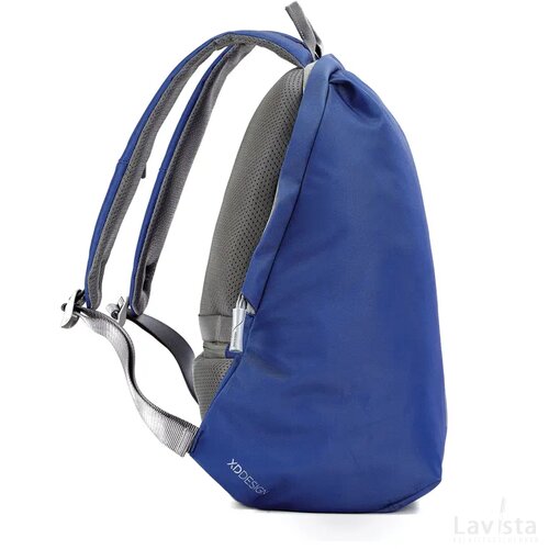 Bobby Soft, anti-diefstal rugzak royal blue, grijs