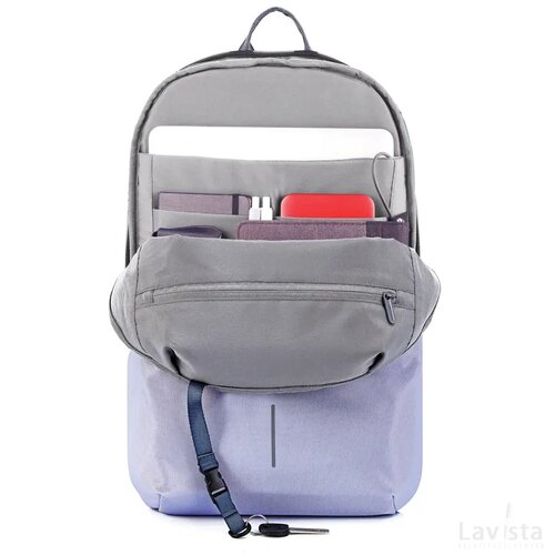 Bobby Soft, anti-diefstal rugzak lavender, grijs