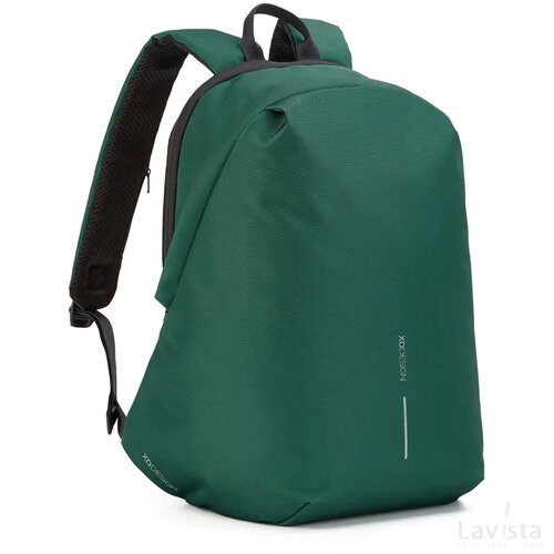 Bobby Soft, anti-diefstal rugzak forest green, zwart