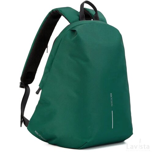 Bobby Soft, anti-diefstal rugzak forest green, zwart