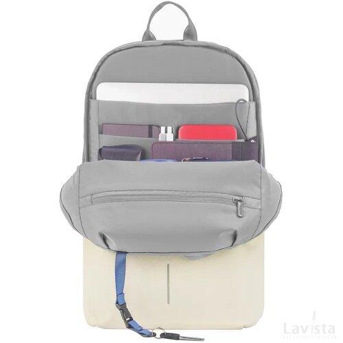 Bobby Soft, anti-diefstal rugzak beige, grijs