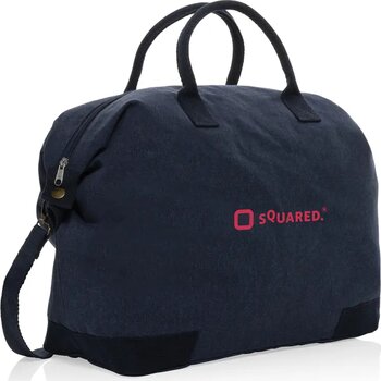Kezar AWARE™ 500gsm gerecycled canvas deluxe weekendtas donkerblauw