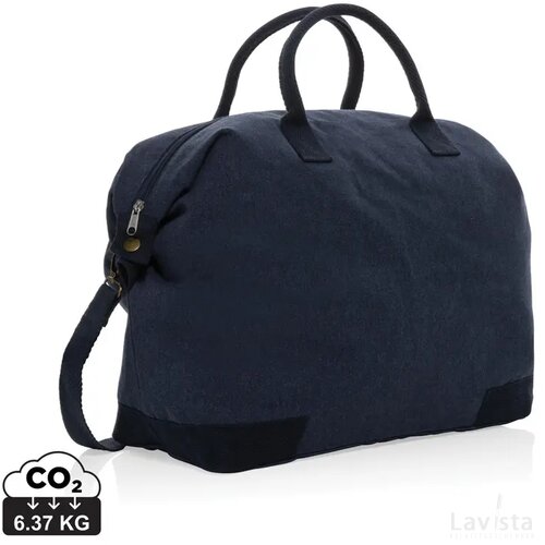 Kezar AWARE™ 500gsm gerecycled canvas deluxe weekendtas donkerblauw