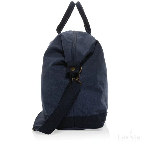 Kezar AWARE™ 500gsm gerecycled canvas deluxe weekendtas donkerblauw