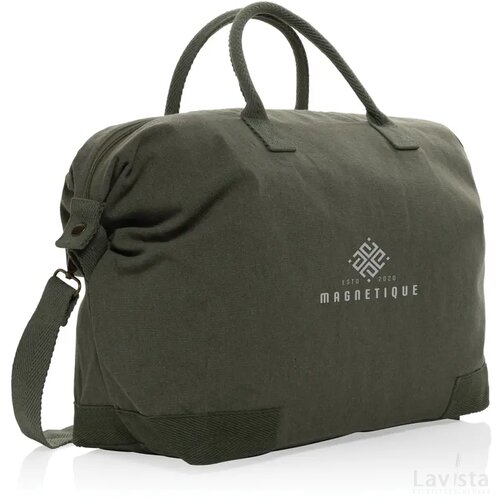 Kezar AWARE™ 500gsm gerecycled canvas deluxe weekendtas groen