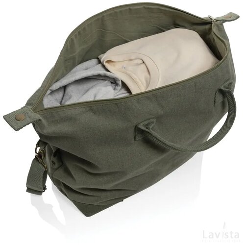 Kezar AWARE™ 500gsm gerecycled canvas deluxe weekendtas groen