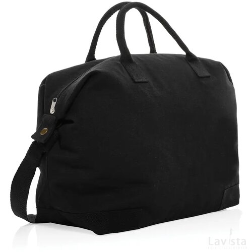Kezar AWARE™ 500gsm gerecycled canvas deluxe weekendtas zwart