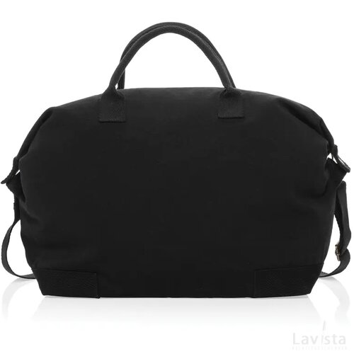 Kezar AWARE™ 500gsm gerecycled canvas deluxe weekendtas zwart