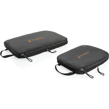 Swiss Peak Ridge AWARE™ RPET compressiezakken 2pc zwart