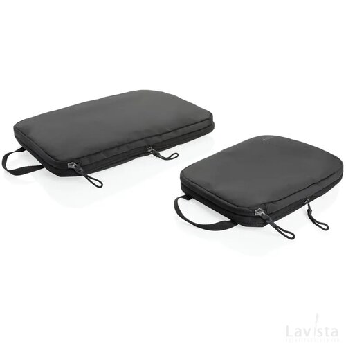 Swiss Peak Ridge AWARE™ RPET compressiezakken 2pc zwart