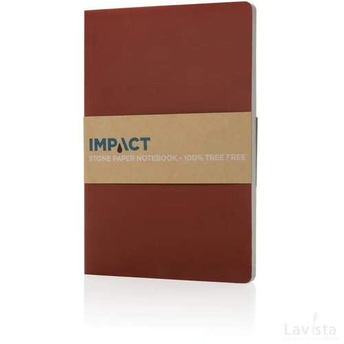 Impact softcover steenpapier notitieboek A5 rood