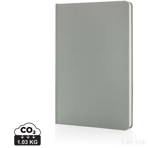 Impact hardcover steenpapier notitieboek A5 grijs
