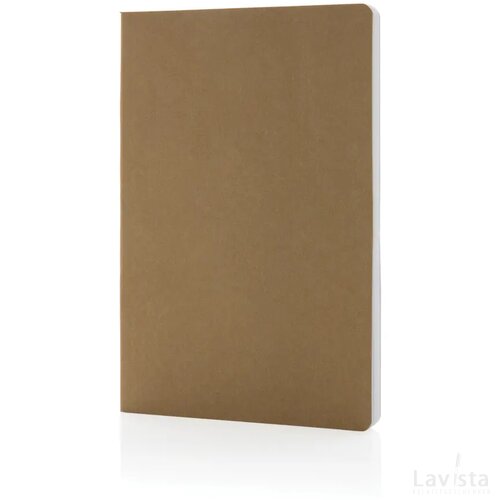 Salton A5 GRS gecertificeerd recycled papieren notitieboek bruin