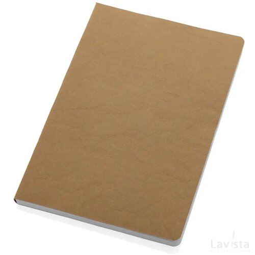 Salton A5 GRS gecertificeerd recycled papieren notitieboek bruin