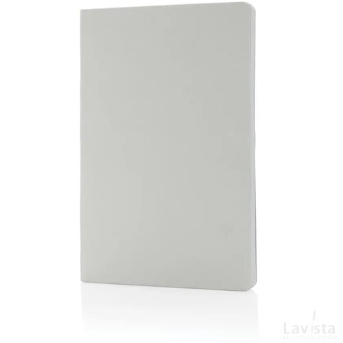 Salton A5 GRS gecertificeerd recycled papieren notitieboek wit