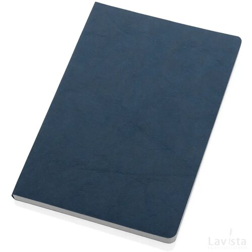 Salton A5 GRS gecertificeerd recycled papieren notitieboek blauw