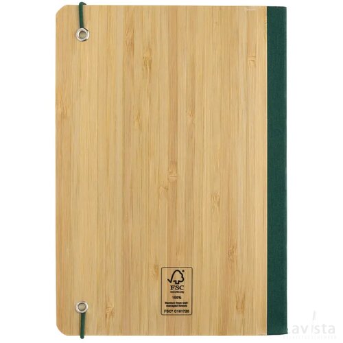 Scribe bamboe A5 Notitieboek groen