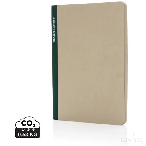 Stylo suikerrietpapier A5 notitieboek groen