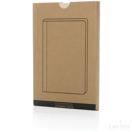 Stylo suikerrietpapier A5 notitieboek bruin